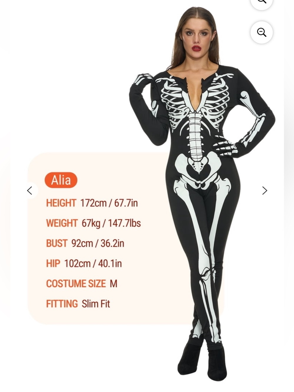 Spooktacular Creations Skeleton Costume Black & White Size